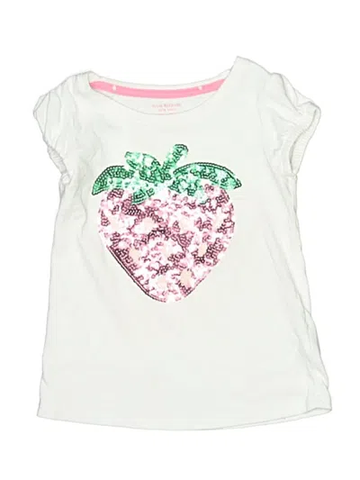 Pre-owned Isaac Mizrahi New York Kids' Short Sleeve T-shirt In White