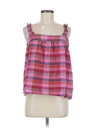 Pre-owned Isaac Mizrahi New York Sleeveless Blouse In Pink
