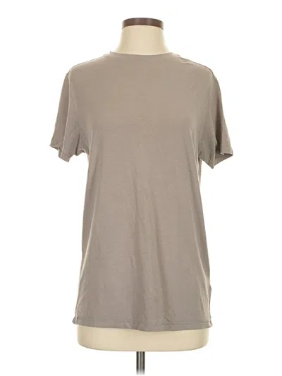 Pre-owned Isaac Mizrahi Short Sleeve T-shirt In Brown
