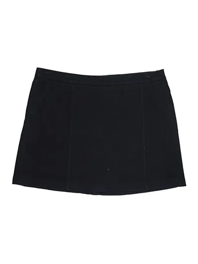 Pre-owned Isaac Mizrahi Skort In Black