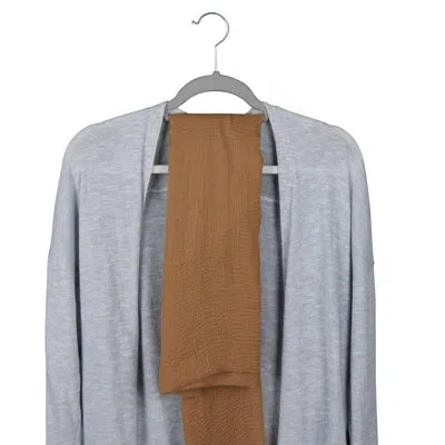 Isaac Mizrahi Velvet Hangers In Gray