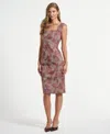 Isaac Mizrahi Women's Plaid Sheath Dress In Multi