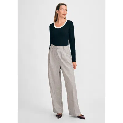 Isaac Mizrahi Women's Scoop Neck Rib Top In Blue