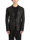 Isaac Sellam 1 Button Leather Blazer