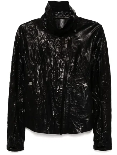 Isaac Sellam Experience Androide Crasse Pouille Noir Jacket In Black