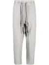Isaac Sellam Experience Cropped Track Pants In Grey