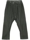 Isaac Sellam Experience Cropped Trousers In Grey