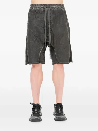 Isaac Sellam Experience Decontracte Fracture Shorts In Gray