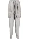 Isaac Sellam Experience Drawstring Track Pants In Grey