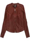 Isaac Sellam Experience Ecorchée Jacket In Red