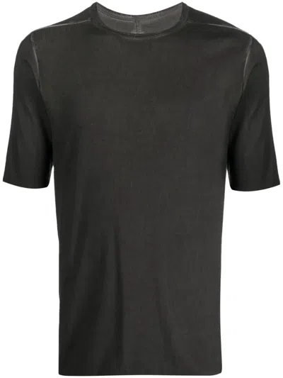 Isaac Sellam Experience Faded-effect Organic-cotton T-shirt In Schwarz