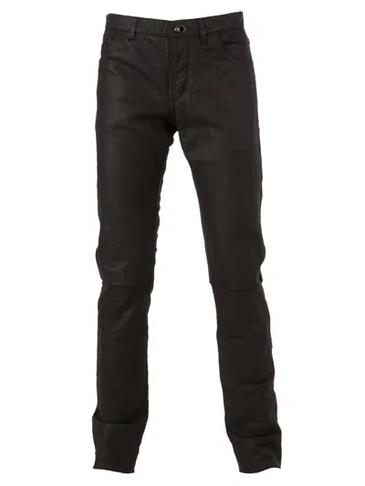 Isaac Sellam Experience 'furax' Lambskin Trousers In Black