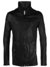 Isaac Sellam Experience High-neck Leather Jacket In Black