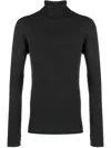 Isaac Sellam Experience High-neck Ribbed-knit Jumper In Grau