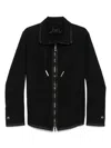 Isaac Sellam Experience High-neck Zipper-pockets Jacket In Black