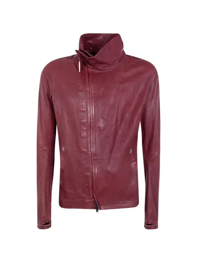 Isaac Sellam Experience Imparable Nappa Stretch Jacket In Red