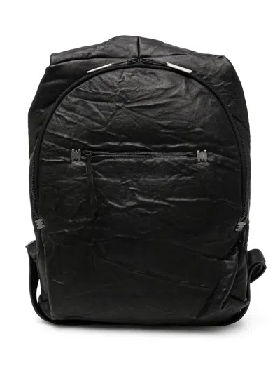 Isaac Sellam Experience Inaccessible Crasse Pouille Noir Backpack In Black