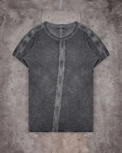 Pre-owned Isaac Sellam Experience Isaac Sellam Taped Spine Tee In Grey