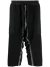 Isaac Sellam Experience Strap-detail Shorts In Black