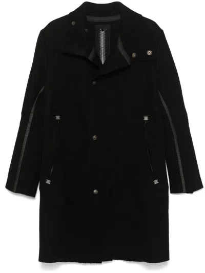 Isaac Sellam Experience Wool Coat In Black