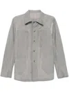Isaac Sellam Experience Worker Shirt Jacket In Grey