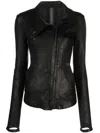 Isaac Sellam Experience Zip-detail Leather Jacket In Black