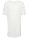 Isaac Sellam Experience Zip-detailing Linen T-shirt In Nude