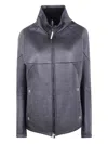 Isaac Sellam Experience Zip-front Leather Jacket In Gray