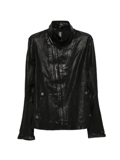 Isaac Sellam Experience Zip-up Leather Jacket In Black