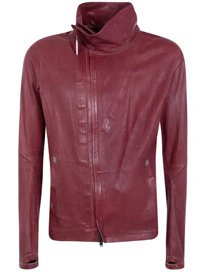 Isaac Sellam "imparable" Nappa Stretch Jacket In Red