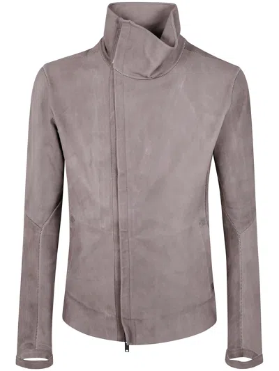 Isaac Sellam Leather Jacket In Grey