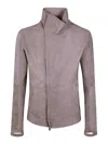 Isaac Sellam Leather Jacket In Grey