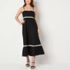 Isabel & Nina Womens Sleeveless Maxi Dress In Black