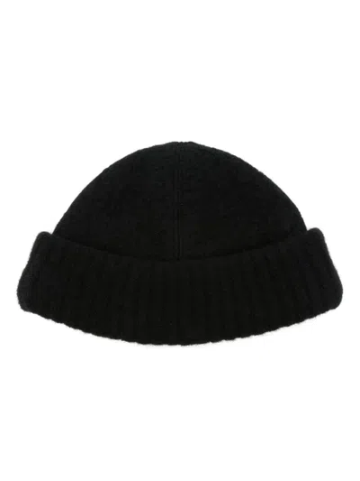 Isabel Benenato Brushed Docker Cap In Black