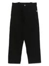 Isabel Benenato Buttons-engraved Jeans In Black