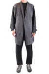 Isabel Benenato Coats In Grey