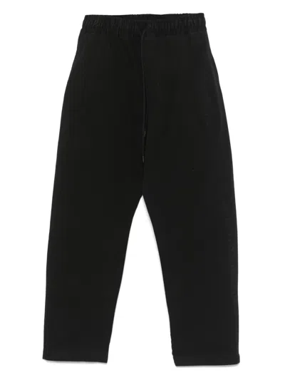 Isabel Benenato Cotton Trousers In Black