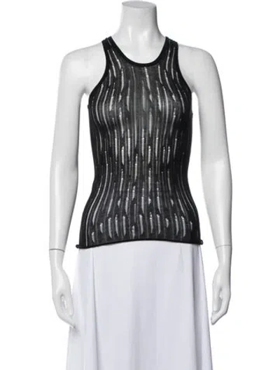 Pre-owned Isabel Benenato Crew Neck Sleeveless Top W/ Tags In Multi