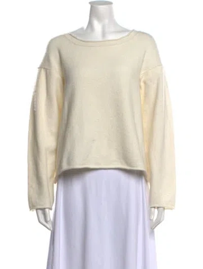 Pre-owned Isabel Benenato Crew Neck Sweater In Neutrals