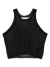 Isabel Benenato Fine-knit Vest In Black