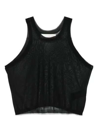 Isabel Benenato Fine-knit Vest In Black