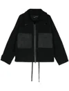 Isabel Benenato Fleece Jacket In Black