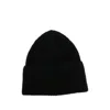 Isabel Benenato Turn Up-brim Beanie In Black