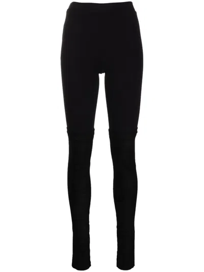 Isabel Benenato High-rise Leggings In Black