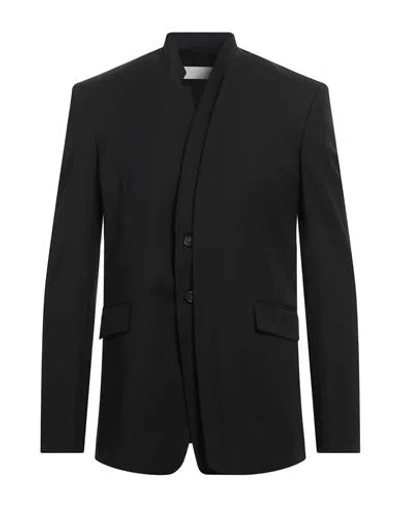 Isabel Benenato Man Blazer Black Size 42 Virgin Wool