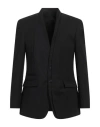 Isabel Benenato Man Blazer Black Size 42 Virgin Wool In Black