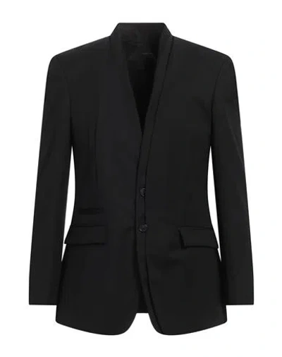 Isabel Benenato Man Blazer Black Size 42 Virgin Wool