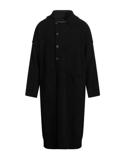 Isabel Benenato Man Cardigan Black Size L Cashmere, Wool