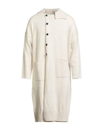 Isabel Benenato Man Cardigan Ivory Size M Cashmere, Wool