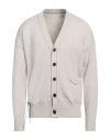 Isabel Benenato Man Cardigan Off White Size L Cotton, Cashmere